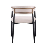  Furniture of America Neasden FM37003NT-AC-2PK Set Of 2 Side Chair IMAGE 3