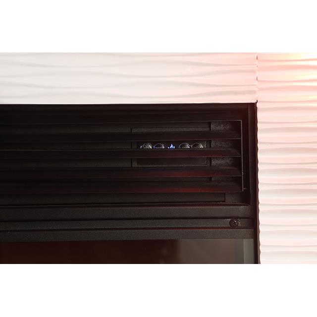  Furniture of America Dorrit FM-AC8012WH-TV 55" Electric Fire Place IMAGE 6