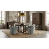  Furniture of America Clarksburg FM39018WN-RT Round Dining Table IMAGE 2