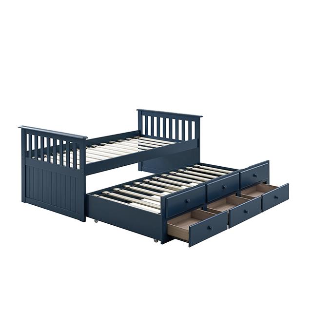  Furniture of America Clemens FM-BK101BL-BED Captain Bed IMAGE 3
