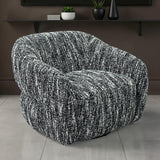  Furniture of America Pyrena FM-AC6013BK-SW Swivel Chair IMAGE 1