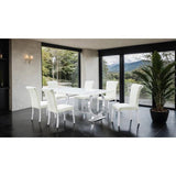  Furniture of America Holbaek FM37008SV-T-7PC-07SW 7 Pc 80" Dining Table Set IMAGE 2