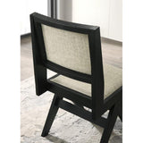  Furniture of America Tottenham FM3222BK-SC-2PK Side Chair IMAGE 2