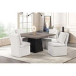  Furniture of America Broager FM3331DB-ST-5PC-00WH 5 Pc Dining Table Set IMAGE 1