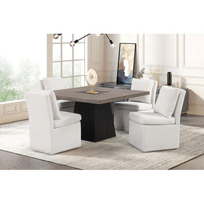  Furniture of America Broager FM3331DB-ST-5PC-00WH 5 Pc Dining Table Set IMAGE 1