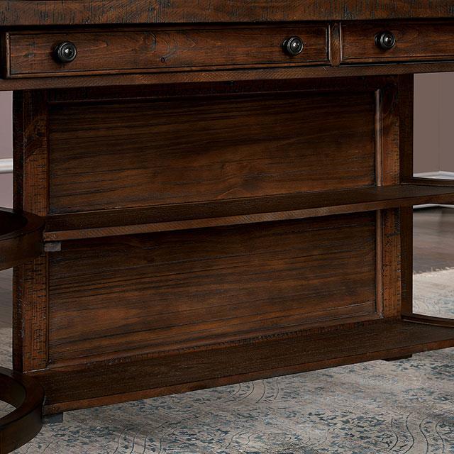  Furniture of America Fredonia CM3902PT-6PC 6 Pc Counter Height Table Set with Bench IMAGE 3