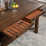  Furniture of America Fredonia CM3902PT-6PC 6 Pc Counter Height Table Set with Bench IMAGE 4