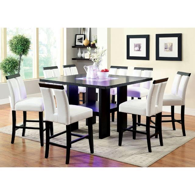  Furniture of America Luminar CM3559PT-5PC 5 Pc Counter Height Table Set IMAGE 4