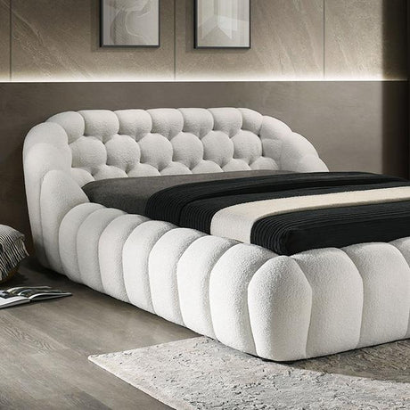  Furniture of America Newquay FM7260WH-Q-BED Queen Bed IMAGE 1