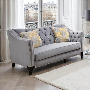  Furniture of America Wilmette SM2296GY-LV Loveseat IMAGE 1