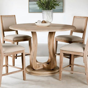  Furniture of America Orbetello FM3601NT-PT 54" Round Counter Table IMAGE 1