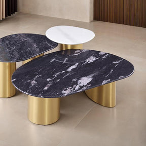  Furniture of America Northwich FM47006GY-CO-TABLE Oval Coffee Table IMAGE 1