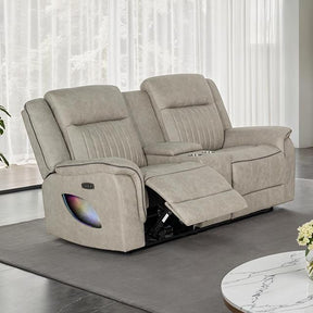  Furniture of America Arturus NX6061LB-LV-PM Power Loveseat IMAGE 1
