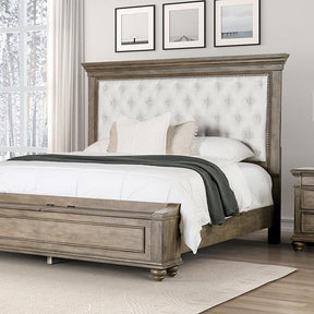  Furniture of America Philomath FM7430BR-Q-BED Queen Bed IMAGE 1
