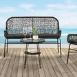  Furniture of America Zalika FM80010BK-T-4PC-BN 4 Pc Conversation Set IMAGE 1