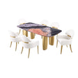  Furniture of America Northolt FM37004GY-T-5PC 5 Pc Dining Table Set IMAGE 1