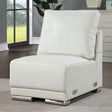  Furniture of America Althea CM6410WH-AC Armless Chair IMAGE 1