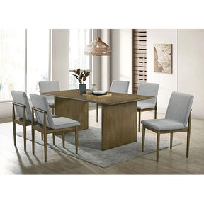  Furniture of America St Gallen CM3244NT-T-7PC 7 Pc Dining Table Set IMAGE 1