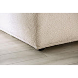  Furniture of America Stavanger FM63001BG-C 2-Seater with Square Ottoman IMAGE 3
