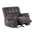  Furniture of America Hieronymus FM64001DG-CH-M Manual Glider Recliner IMAGE 1