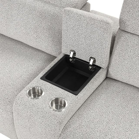  Furniture of America Hieronimus FM6014LG-SECT-PM Power Sectional IMAGE 10