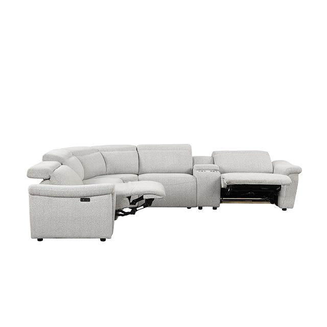  Furniture of America Hieronimus FM6014LG-SECT-PM Power Sectional IMAGE 11