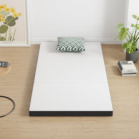  Furniture of America Hollyhock DM1003-T 3" Twin Tri-Fold Memory Foam Topper IMAGE 2