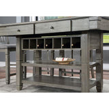  Furniture of America Anaya CM3512GY-PT-7PC 7 Pc Counter Height Table Set IMAGE 3