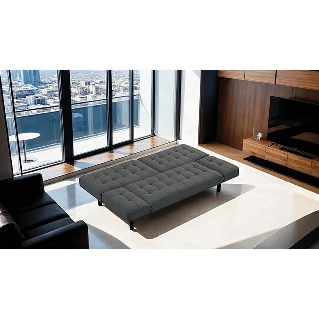  Furniture of America Bellevue FM2801DG Futon Sofa IMAGE 3