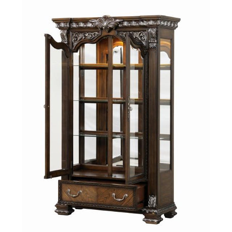  Furniture of America Stella Mia FM31000WH-CR Curio Cabinet IMAGE 6