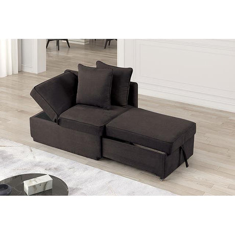  Furniture of America Woburn FM6962GY Convertible Chair IMAGE 2