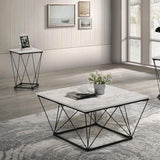  Furniture of America Whetstone FM42901WH-3PK 3 Pc Table Set IMAGE 1