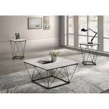  Furniture of America Whetstone FM42901WH-3PK 3 Pc Table Set IMAGE 2