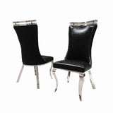  Furniture of America Palazzo FM33010BK-SC-2PK Set Of 2 Chair IMAGE 3