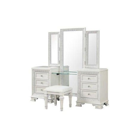  Furniture of America Stella Mia FM70000WH-V-SET Vanity Set IMAGE 4