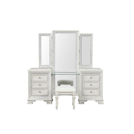  Furniture of America Stella Mia FM70000WH-V-SET Vanity Set IMAGE 5