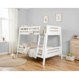  Furniture of America Kallen FM-BK206WH-TF-BED+M6 Twin/Full Bunk Bed & Mattress IMAGE 2