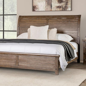  Furniture of America Merthyr FM7431BR-Q-BED Queen Bed IMAGE 1