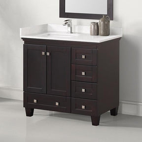  Furniture of America Aprea TM-CT008WH-36+10ES Vanity Set IMAGE 1