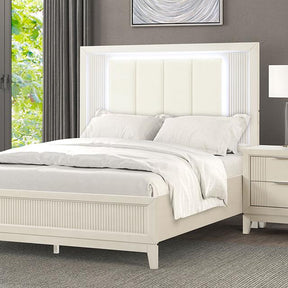  Furniture of America Isadore FM7700WH-Q-BED Queen Bed IMAGE 1
