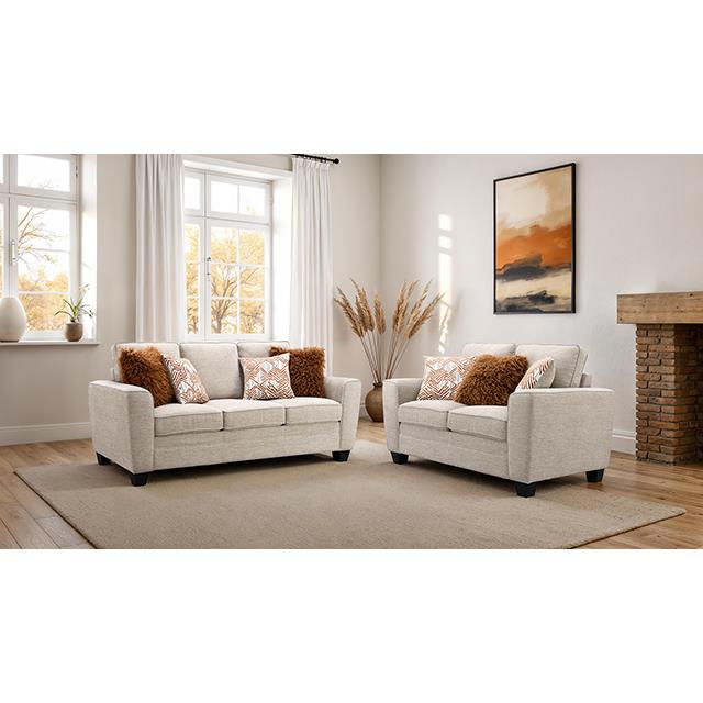  Furniture of America Enea FM64009TP-LV Loveseat IMAGE 2