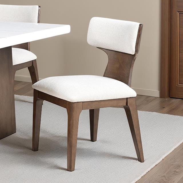  Furniture of America Caerwys FM34004BR-SC-2PK Set Of 2 Side Chair IMAGE 1