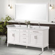  Furniture of America Almeria TM-CT005WH-72+05WH+M Vanity Set with Mirror IMAGE 1