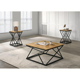  Furniture of America Borup FM42902NT-3PK 3 Pc Table Set IMAGE 2