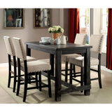  Furniture of America Sania CM3324BK-PT-5PC 5 Pc Counter Height Table Set IMAGE 1