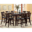  Furniture of America Edgewood CM3336PT-9PC 9 Pc Counter Height Table Set IMAGE 1