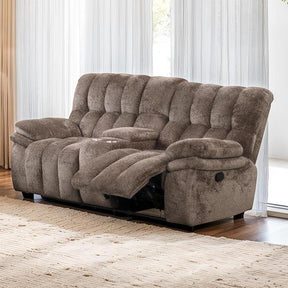  Furniture of America Hieronymus FM64001DB-LV-M Manual Loveseat IMAGE 1