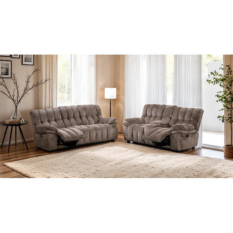  Furniture of America Hieronymus FM64001DB-LV-M Manual Loveseat IMAGE 2