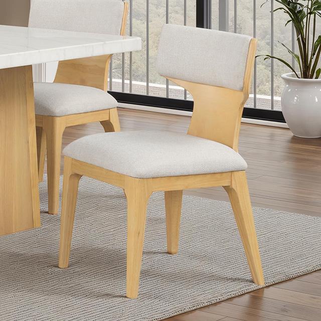  Furniture of America Caerwys FM34004NT-SC-2PK Dining Chair IMAGE 1