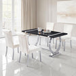  Furniture of America Horley FM37010SV-T60-5PC 5 Pc Dining Table Set IMAGE 1